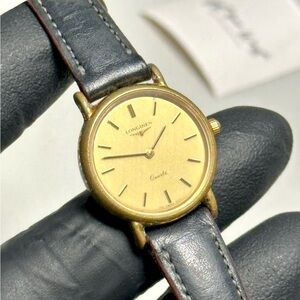 ((SOLD)) Longines Classic 6959 Caliber 153 Gold-Tone 23mm Ladies’ Luxury Watch